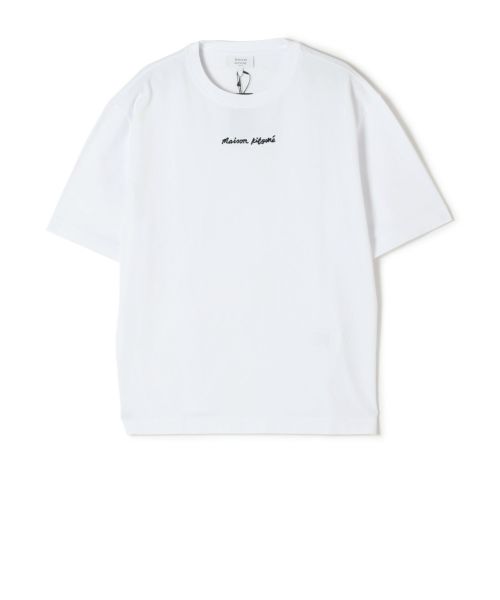 関税負担なし☆MAISON KITSUNE エンブロイダリー Tシャツ メゾン キツネ エンブロイダリー オーバーサイズ Tシャツ