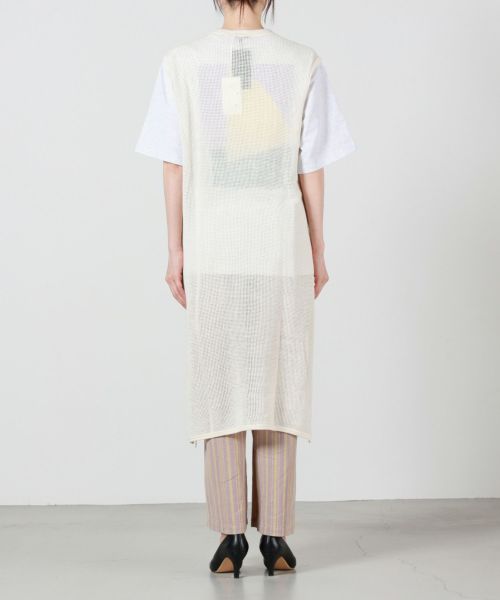 PHEENY(フィーニー)】 Basket mesh lace up dress｜PARIGOT