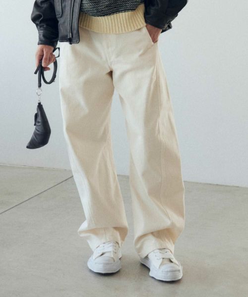 LEMAIRE ツイステッド チノ 44 LEMAIRE ツイステッド チノ 44 Black Twisted Pants | LEMAIRE