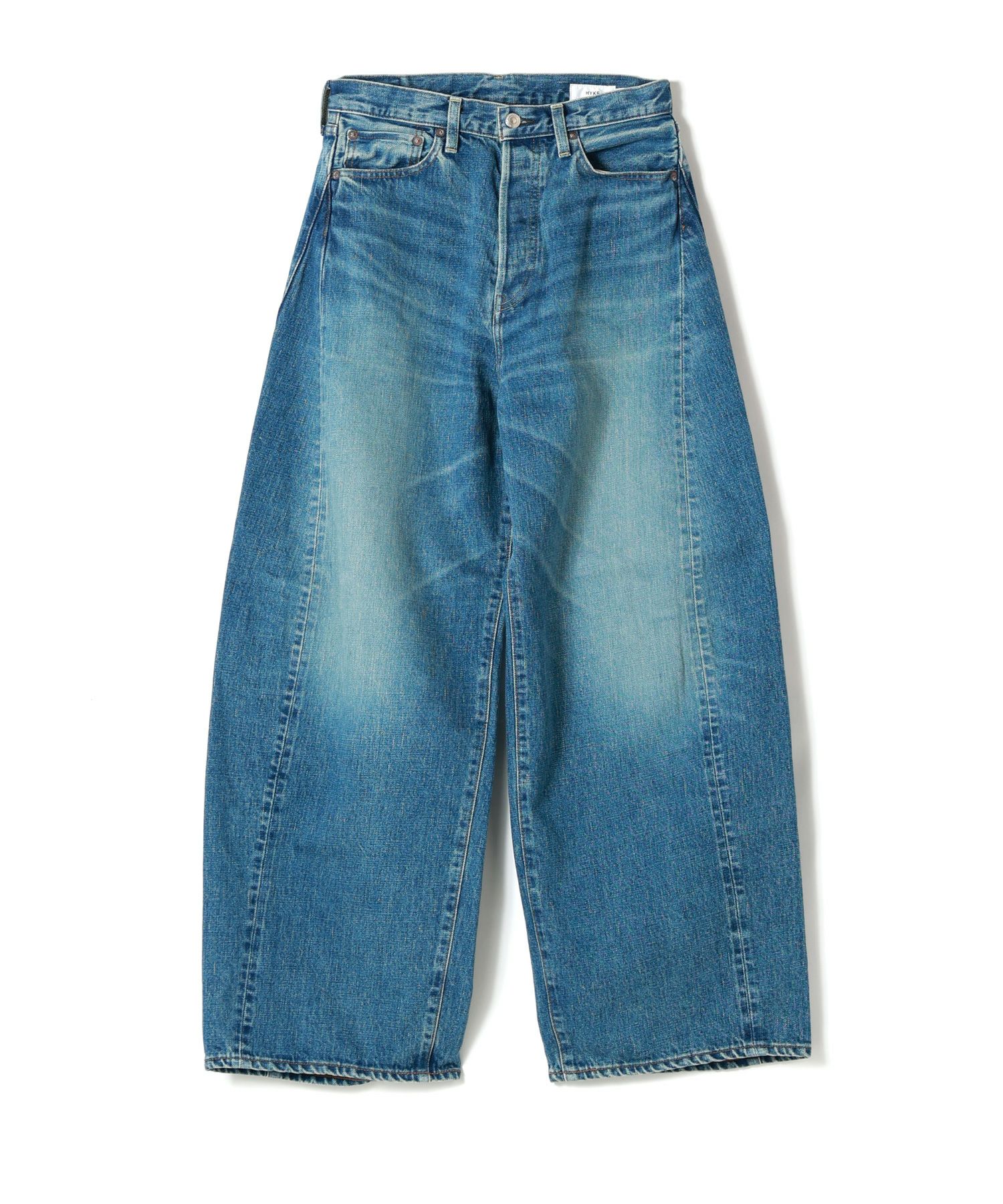 HYKE(ハイク)】 DENIM BARREL LEG JEANS｜PARIGOT ONLINE（パリゴ  