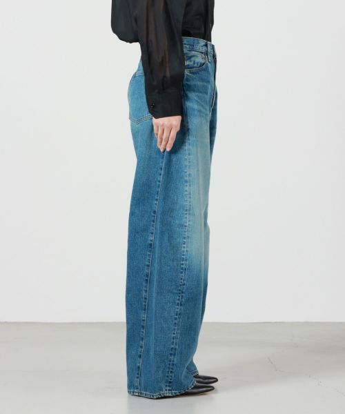 HYKE(ハイク)】 DENIM BARREL LEG JEANS｜PARIGOT ONLINE