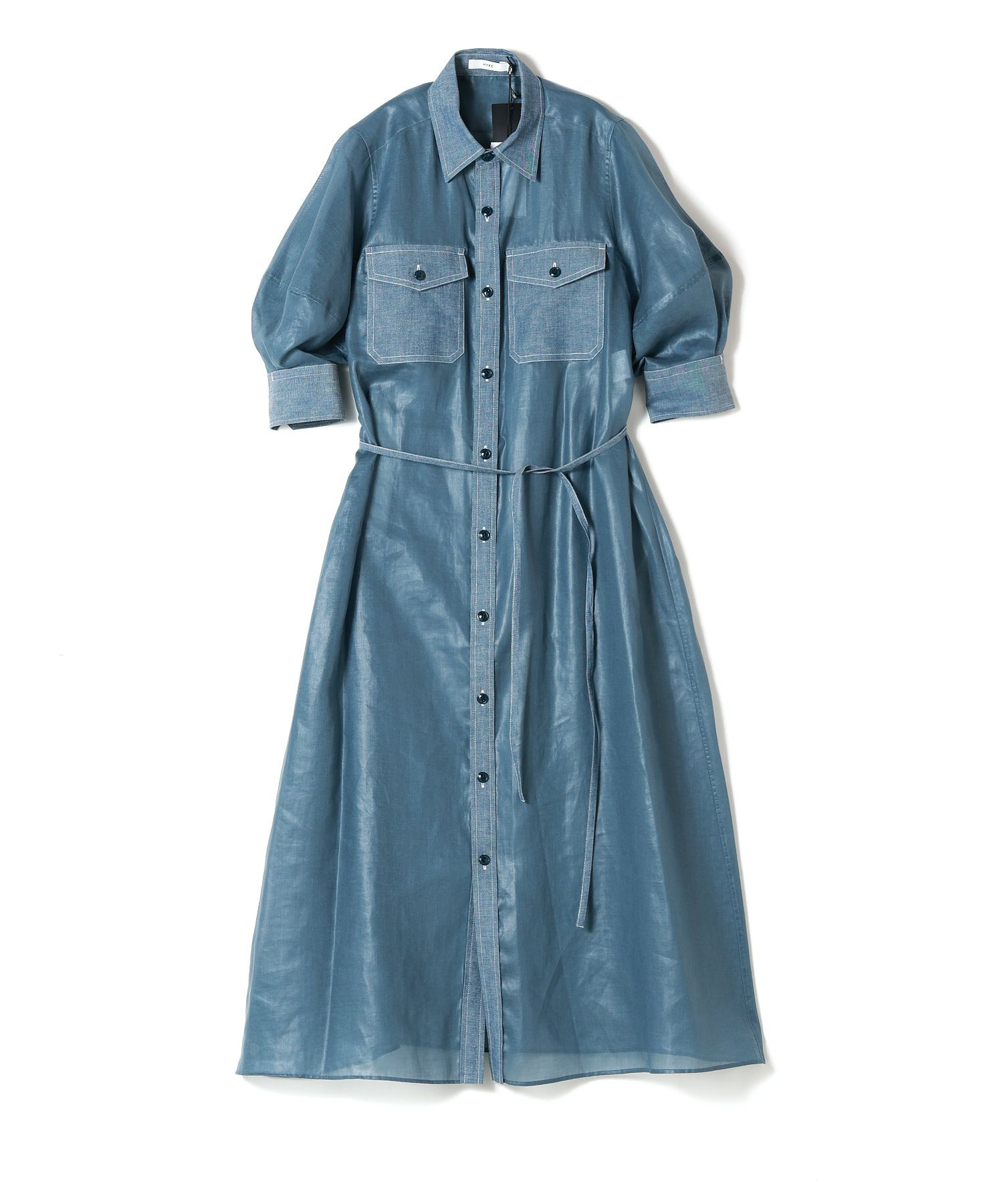 HYKE(ハイク)】 SHEER CHAMBRAY DRESS｜PARIGOT ONLINE（パリゴ 