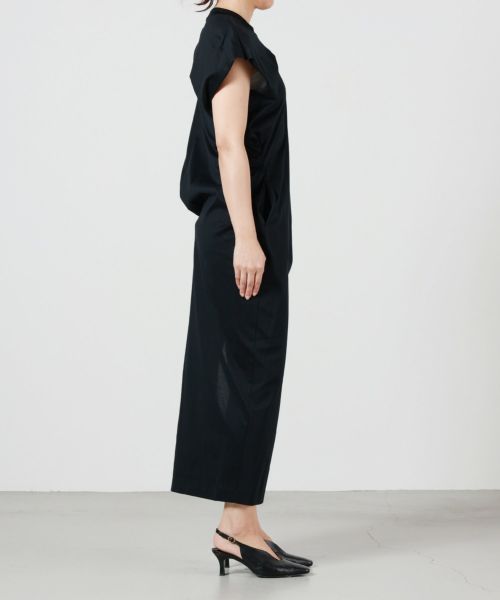Mame Kurogouchi(マメ クロゴウチ)】 Cotton Jersey Asymmetric