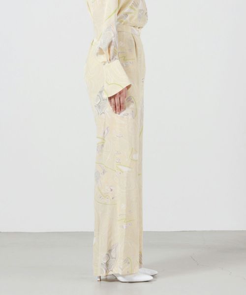 パンツ mame kurogouchi Marble Print Trousers Marble Print Trousers | Mame Kurogouchi