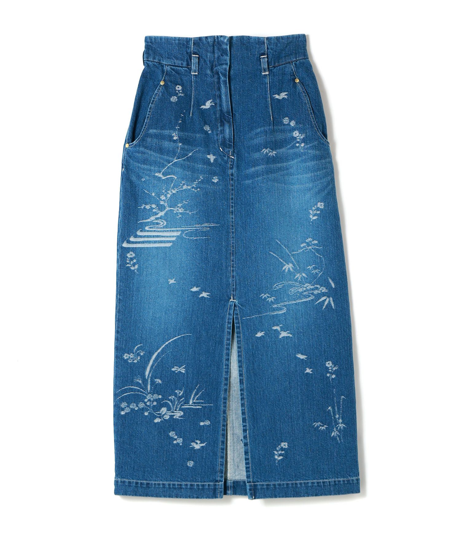 Mame Kurogouchi(マメ クロゴウチ)】 Nature Pattern Jacquard Denim 