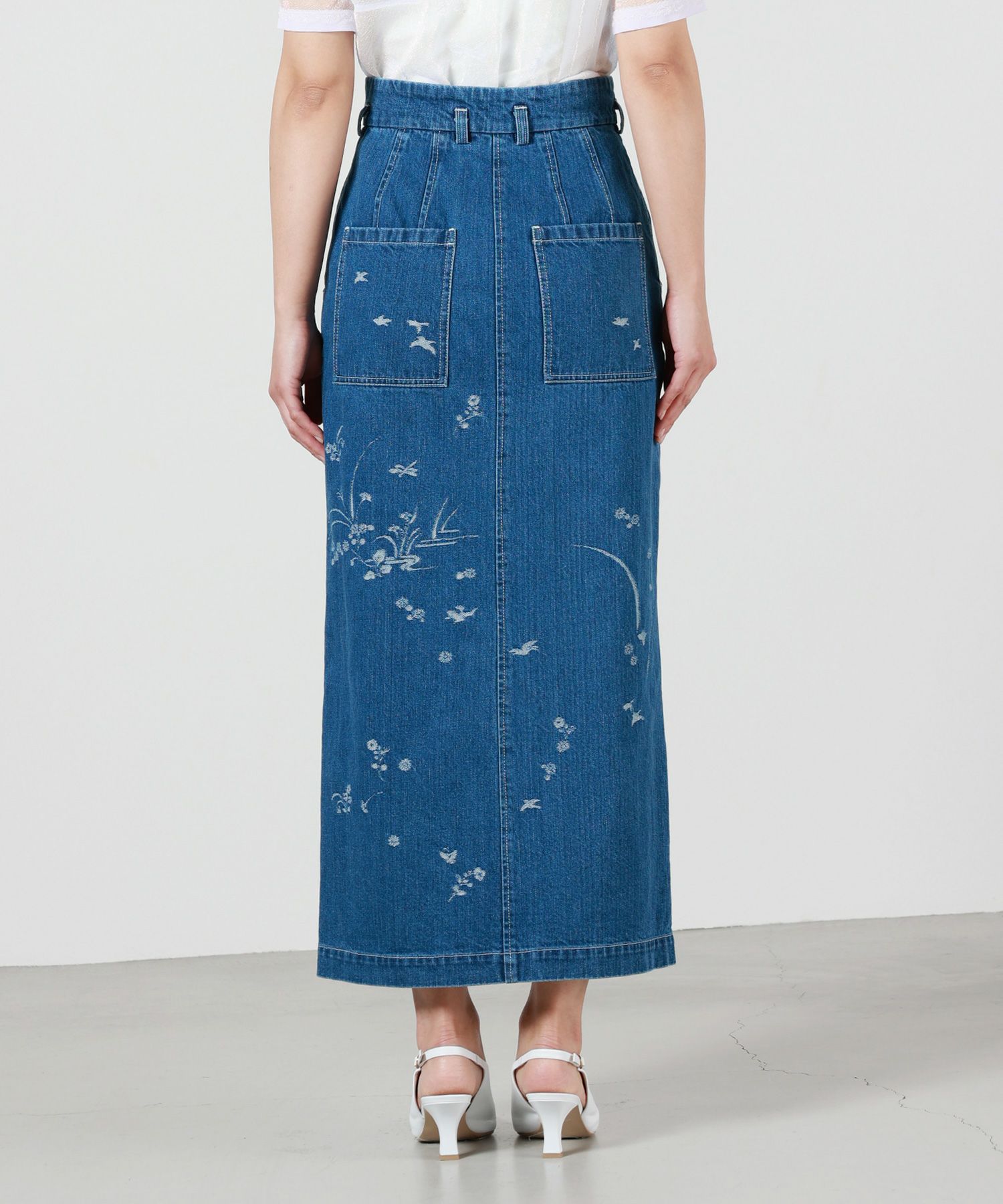 Mame Kurogouchi(マメ クロゴウチ)】 Nature Pattern Jacquard Denim 