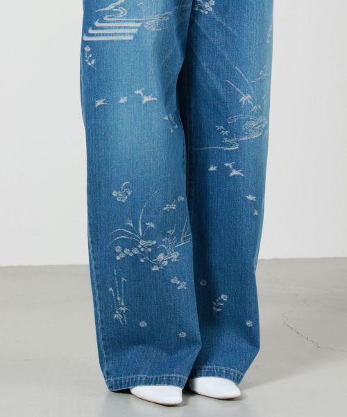 Mame Kurogouchi(マメ クロゴウチ)】 Nature Pattern Jacquard