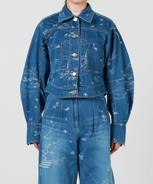 Mame Kurogouchi(マメ クロゴウチ)】 Nature Pattern Jacquard Short