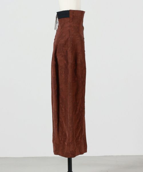 FETICO(フェティコ)】 ROSE JACQUARD MAXI SKIRT｜PARIGOT