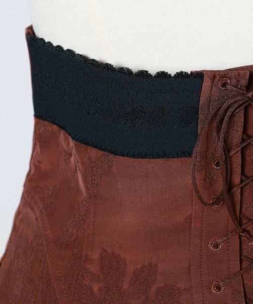 25SS】FETICO フェティコ / ROSE JACQUARD MAXI SKIRT / マキシ