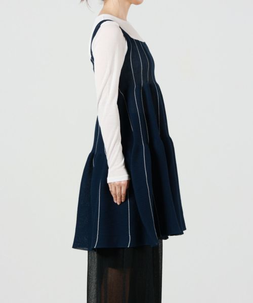 CFCL(シーエフシーエル)】 TC CASCADES SLEEVELESS MINI DRESS