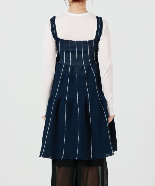 CFCL(シーエフシーエル)】 TC CASCADES SLEEVELESS MINI DRESS