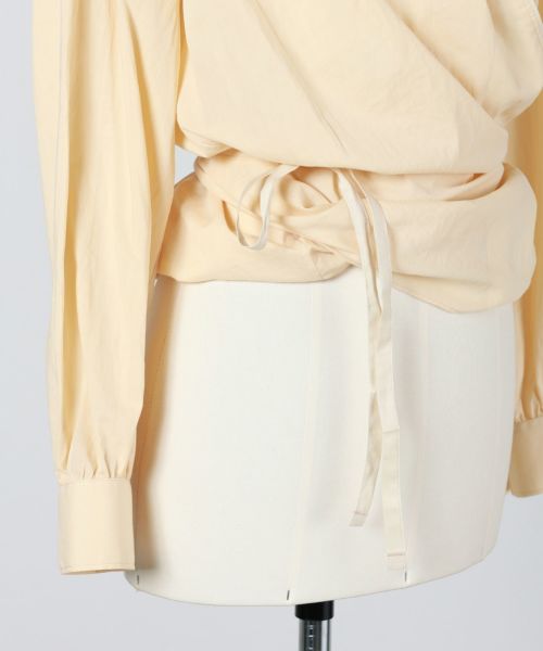 【LEMAIRE】カシュクールトップス LEMAIRE(ルメール)】 WRAP BLOUSE｜PARIGOT ONLINE（パリゴオンライン）