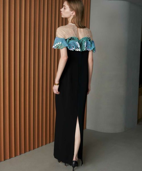 ワンピース PARIGOT mame Tulle Lace Classic Dress 2サイズ】PARIGOT別注 Tulle Lace Classic Dress Mame