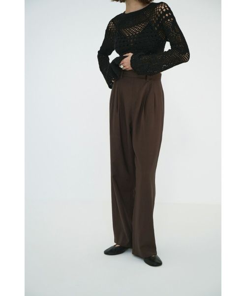 CLANE(クラネ)】 SHEER STRAIGHT PANTS｜PARIGOT ONLINE（パリゴ