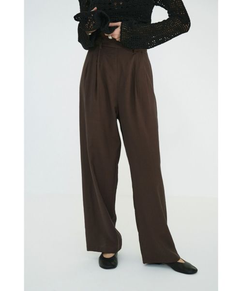 SHEER STRAIGHT PANTS（その他パンツ）｜CLANE（クラネ）の