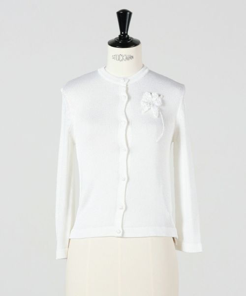 JIL SANDER(ジルサンダー)】 ビスコース ニットカーディガン