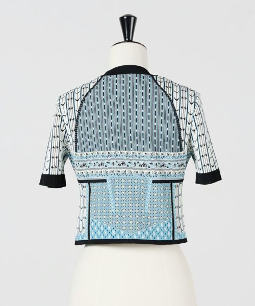 Mame Kurogouchi(マメ クロゴウチ)】 Geometric Pattern Knitted
