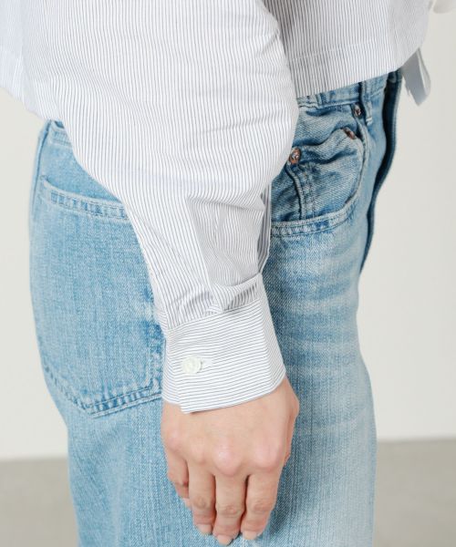 MAISON KITSUNE(メゾンキツネ)】 ドローストリング クロップド