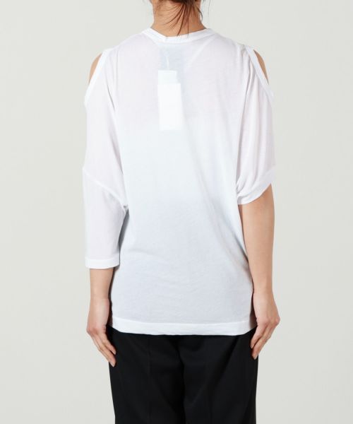 CINOH(チノ)】 SHEFオープンショルダーTシャツ｜PARIGOT ONLINE