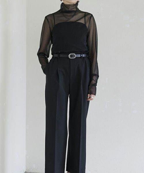 新品未使用【near.nippon(ニアーニッポン)】 シアーハイネックトップス シアーハイネックトップス - near.nippon (ニアーニッポン)公式