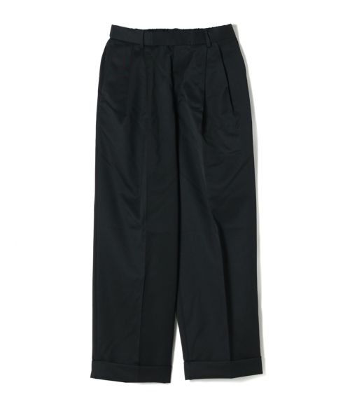 MARKAWARE CLASSIC WIDE TROUSERS 1 ネイビー MARKAWARE(マーカウェア)】 Double Pleated Classic Wide