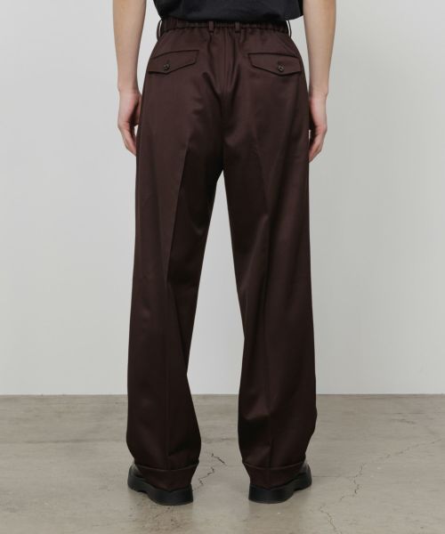 MARKAWARE CLASSIC WIDE TROUSERS 1 ネイビー MARKAWARE(マーカウェア)】 Double Pleated Classic Wide