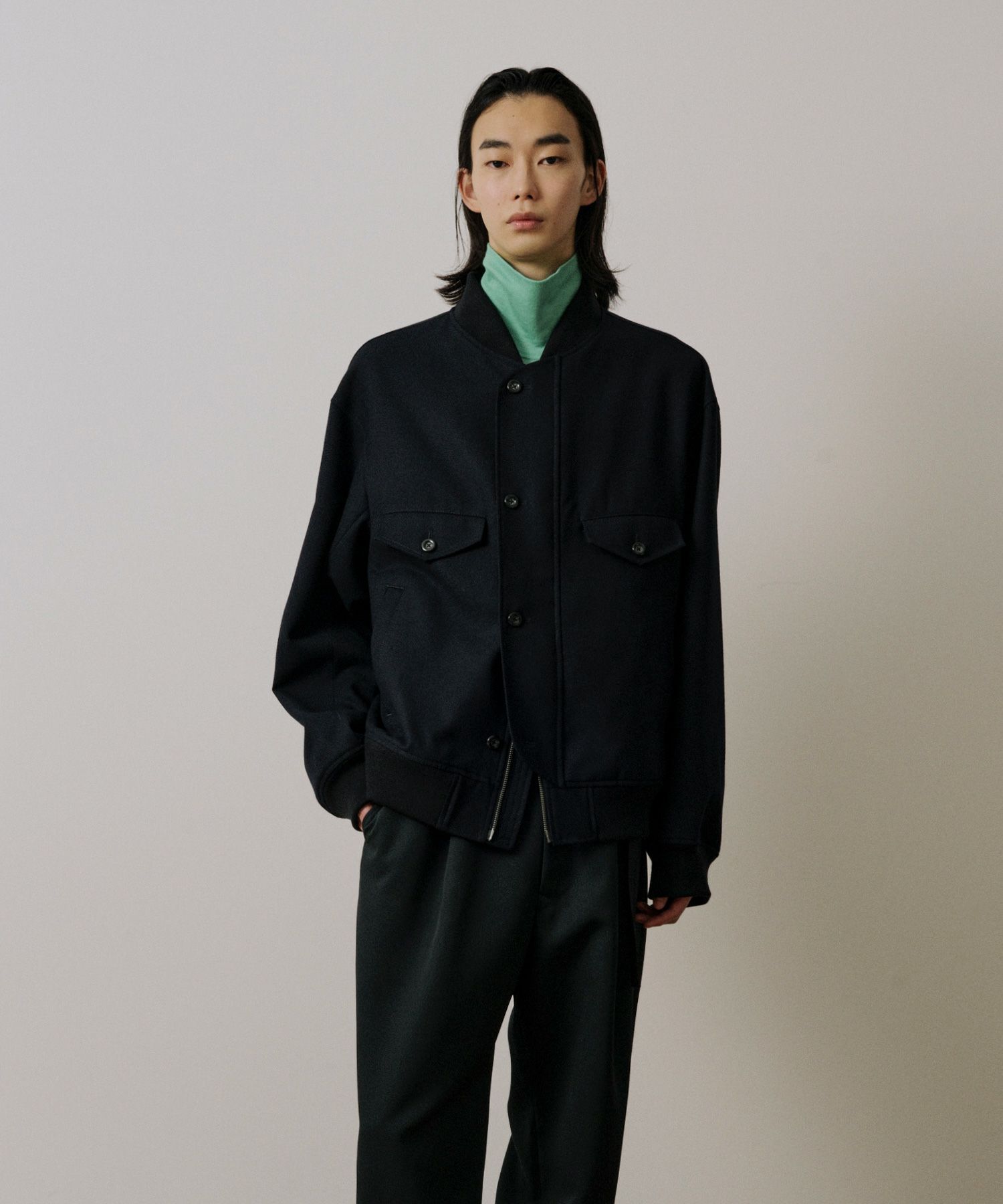UJOH(ウジョー)】 4 Pockets Zip-up Rib Blouson｜PARIGOT ONLINE