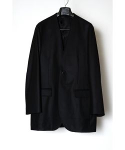 新品】RAINMAKER ノーカラージャケット ネイビー Sサイズ