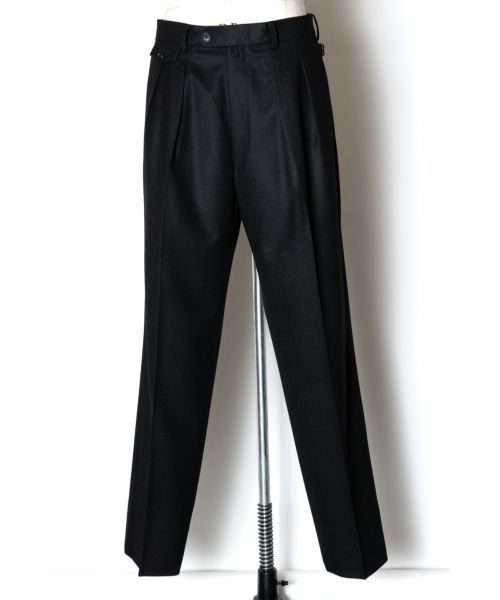 RAINMAKER KYOTO新品未使用 パンツ サイズM ネイビー✖️ブラック RAINMAKER KYOTO MELANGE TWILL DOUGI PANTS RM241-013 レイン