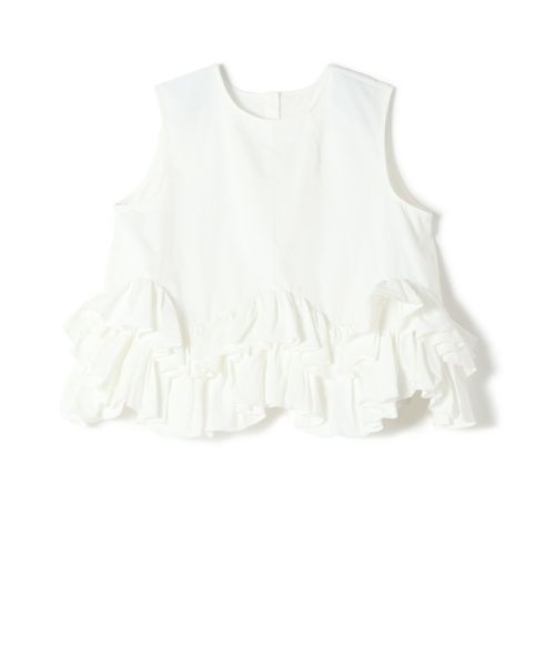 MARILYN MOON(マリリンムーン)】 2way spiral raffle sleeveless MARILYN MOON(マリリンムーン)】 2way spiral raffle sleeveless