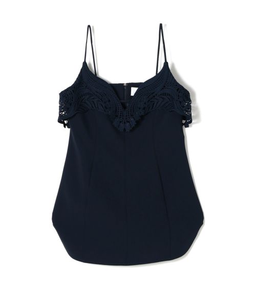 Mame Kurogouchi(マメ クロゴウチ)】 Embroidered Camisole Top Mame Kurogouchi(マメ クロゴウチ)】 Embroidered Camisole Top
