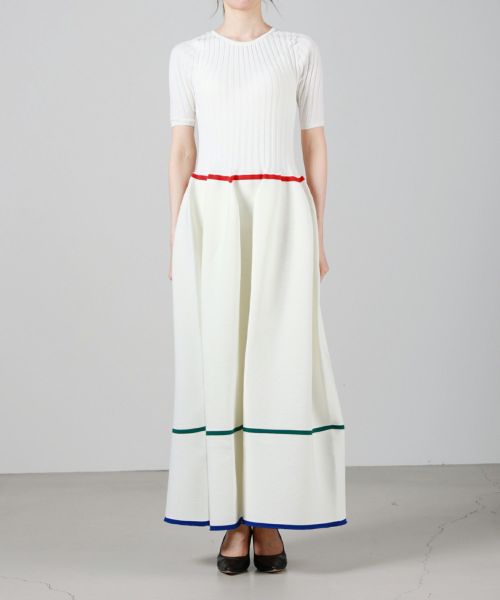 CFCL(シーエフシーエル)】 POTTERY SHORT SLEEVE DRESS｜PARIGOT