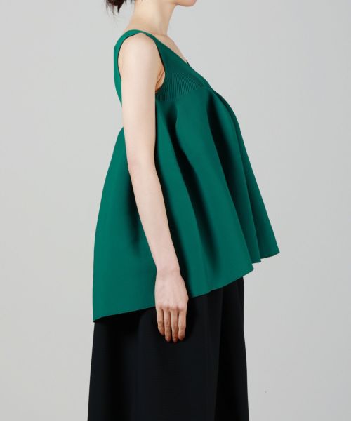 CFCL(シーエフシーエル)】 POTTERY SLEEVELESS BUST FLARE TOP
