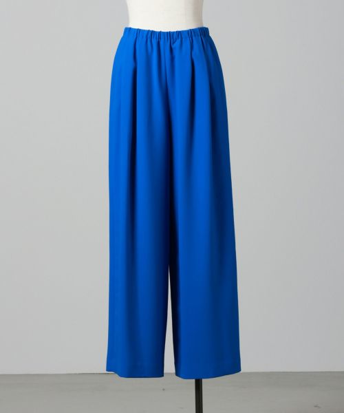 ENFOLD(エンフォルド)】 RELAX ELASTIC WIDE-TROUSERS｜PARIGOT
