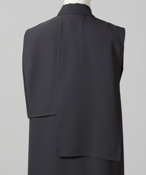 25SS】ENFOLD エンフォルド / NO-SLEEVES LONG SHIRT / シャツ