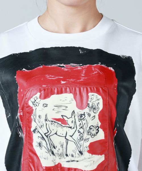 MARNI(マルニ)】 ホワイト コットン製T-シャツ｜PARIGOT ONLINE