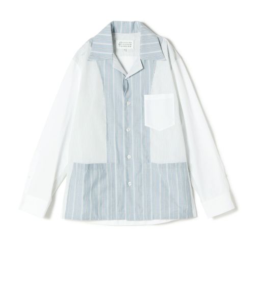 maison margiela シャツ Maison Margiela(メゾンマルジェラ)】 パッチワーク ピン