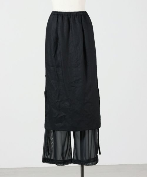 エンフォルド　enfold ハーレムパンツ ブラック ENFOLD 良品 22AW エンフォルド HAREM PANTS イージー バルーン