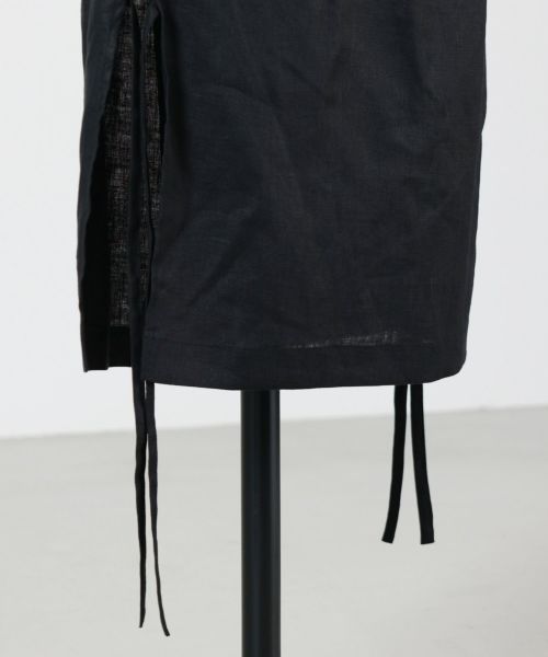 【ENFOLD 25ss】SHEER LAYERED PANTS black ENFOLD(エンフォルド)】 SHEER LAYERED PANTS｜PARIGOT ONLINE（パリゴ