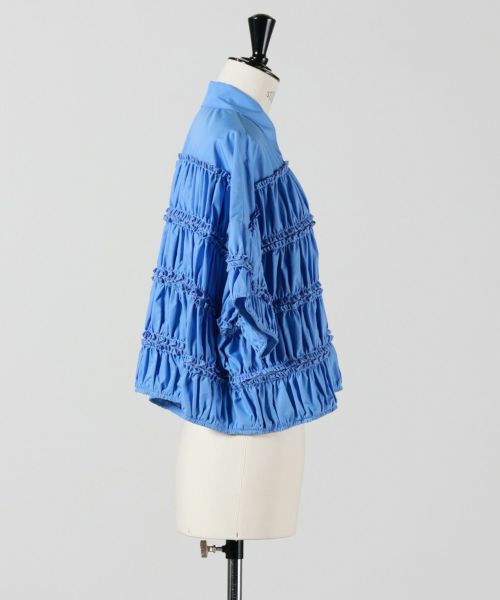 ENFOLD(エンフォルド)】 TIERED GATHER SHIRT｜PARIGOT ONLINE