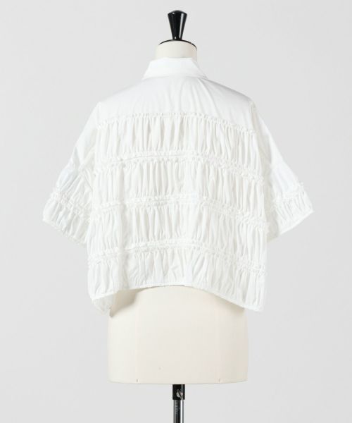 ENFOLD(エンフォルド)】 TIERED GATHER SHIRT｜PARIGOT ONLINE
