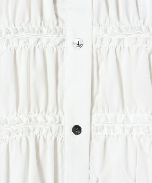 ENFOLD(エンフォルド)】 TIERED GATHER SHIRT｜PARIGOT ONLINE