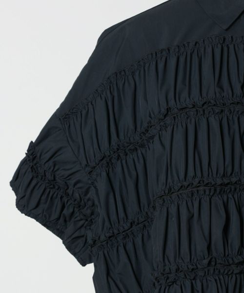 ENFOLD エンフォルド フリル ティアード パーツ ENFOLD(エンフォルド)｜DECORA PARTS/パーツ/ブラック の通販