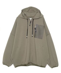 327■yoshio kubo ヨシオクボ パーカー フルジップ グレー ヨシオクボ／yoshiokubo】2つのセレクトショップが異色の