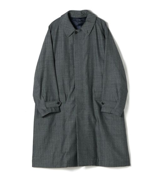 marka RAGLAN SLEEVES COATステンカラーコート黒サイズ2 marka RAGLAN SLEEVES COATステンカラーコート黒サイズ2