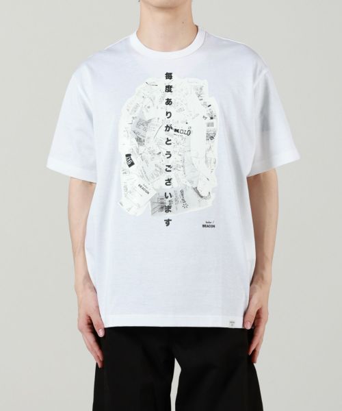 kolor / BEACON カラービーコン tee kolor BEACON（カラービーコン）25WBM-T06234 Cut&sewの通販