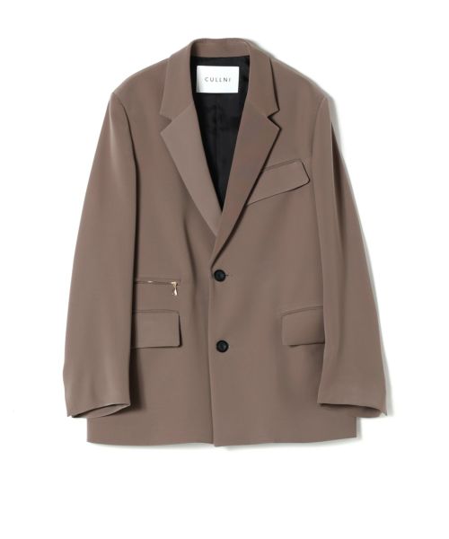 クルニ　ジャケット CULLNI ONLINE STORE / Double Cloth Twill Zip Pocket Tailored