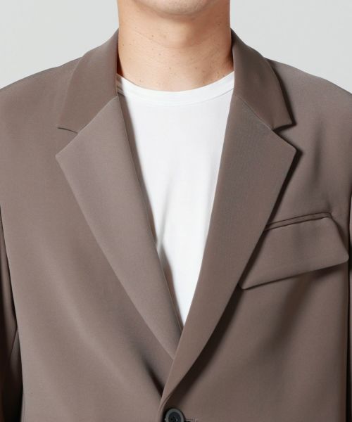 CULLNI(クルニ)】 Double Cloth Twill Zip Pcket Tailored