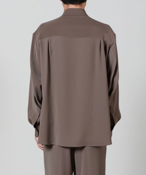 クルニcullni シャツ CULLNI(クルニ)】 《25AW予約》Double Cloth Twill Front Fly